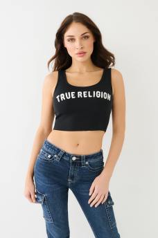 TR RAW CUT CROP TANK, image 2