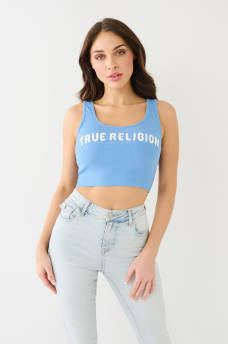 TR RAW CUT CROP TANK, image 2