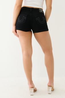 JENNIE MID RISE ROLLED CURVY SHORT, image 6