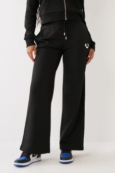 PANTALONES JOGGER ANCHO CON LOGOTIPO