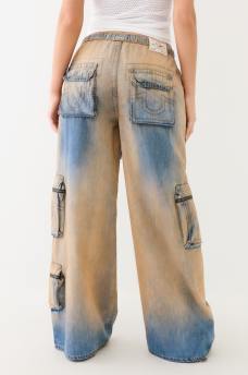  JESSIE VINTAGE WASH BAGGY CARGO JEAN, image 6