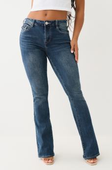 BECCA MID RISE FLAP BOOTCUT JEAN, image 4