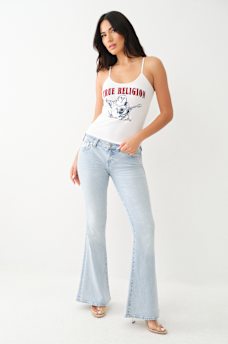 VINTAGE FLOCKED LOGO CAMI, image 4