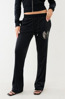  CRYSTAL HS WING VELOUR PANT, image 4