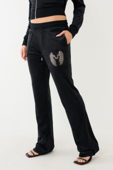  CRYSTAL HS WING VELOUR PANT, image 1