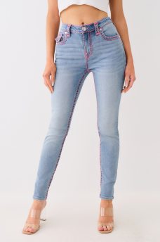 JENNIE MID RISE SUPER T SKINNY JEAN, image 4