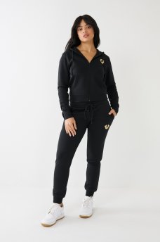 METALLIC HORSESHOE LOGO JOGGER, image 2