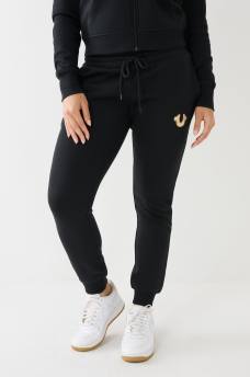 METALLIC HORSESHOE LOGO JOGGER, image 4
