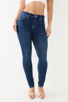 JENNIE MID RISE TERRY SKINNY JEAN, image 1