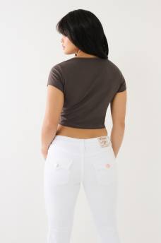 TR 02 LOGO NOTCH CROP TEE, image 5