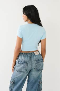 TR 02 LOGO NOTCH CROP TEE, image 6