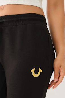  METALLIC HORSESHOE LOGO JOGGER , image 4