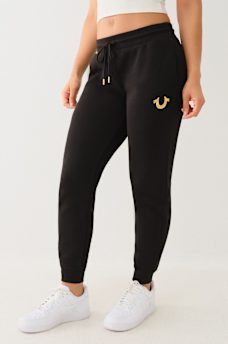  METALLIC HORSESHOE LOGO JOGGER , image 1