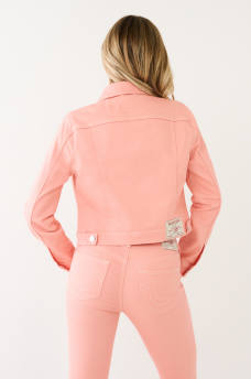 JESSE CROP DENIM JACKET, image 6
