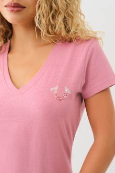 CRYSTAL WING HORSESHOE TEE, image 2