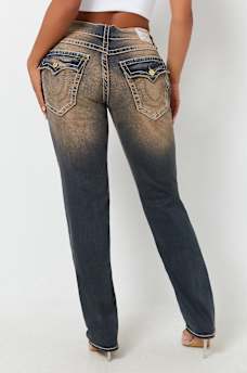 RICKI VINTAGE WASH BIG T RELAXED JEAN, image 1