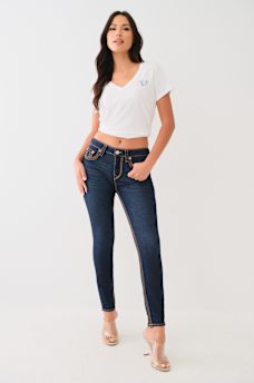 JENNIE SPADE POCKET BIG T SKINNY JEAN, image 2