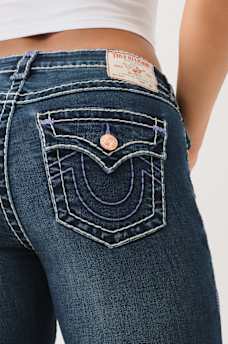 BILLIE MID RISE SUPER T FLAP STRAIGHT JEAN, image 1