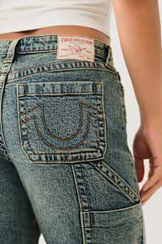 LEILA HIGH RISE CARPENTER WIDE LEG JEAN , image 5