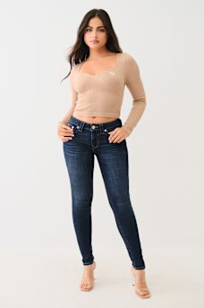 SEAMLESS NOTCH LONG SLEEVE TOP, image 4