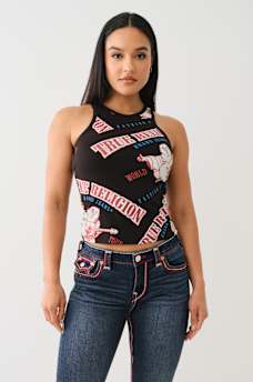 ANNIVERSARY PRINT RIB TANK, image 4