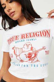 ANNIVERSARY BUDDHA LOGO BABY TEE, image 1
