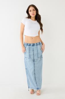 CONVERTIBLE SADIE MAXI CARGO SKIRT, image 1