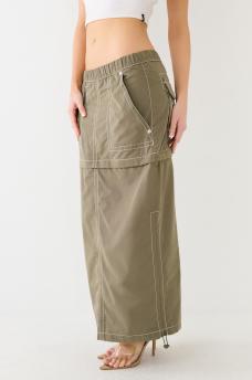 CONVERTIBLE SADIE MAXI CARGO SKIRT, image 3