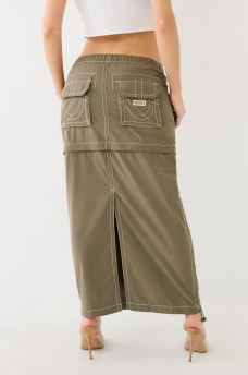 CONVERTIBLE SADIE MAXI CARGO SKIRT, image 6