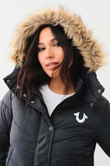 FUR TRIM PUFFER JACKET, image 2