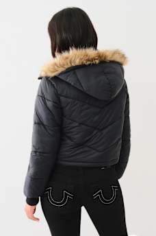 FUR TRIM PUFFER JACKET, image 5