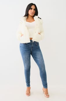 FUR TRIM PUFFER JACKET, image 4