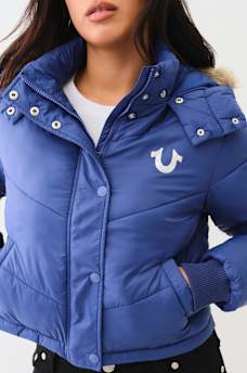 FUR TRIM PUFFER JACKET, image 3