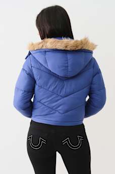 FUR TRIM PUFFER JACKET, image 4