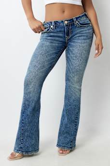 JOEY LOW RISE BIG T FLARE JEAN, image 3