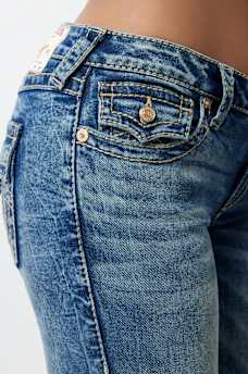 JOEY LOW RISE BIG T FLARE JEAN, image 5