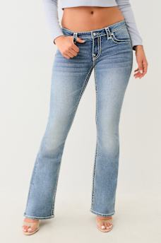 BECCA CRYSTAL LOW RISE SUPER T BOOTCUT JEAN, image 2