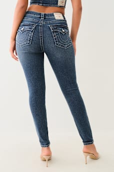 JENNIE CRYSTAL HIGH RISE CURVY SKINNY JEAN, image 4