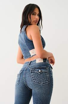 JENNIE CRYSTAL HIGH RISE CURVY SKINNY JEAN, image 5