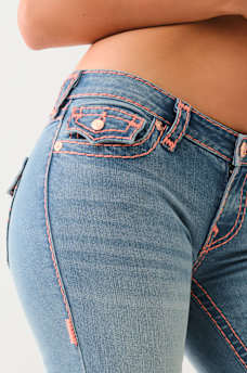 JOEY LOW RISE SUPER T FLARE JEAN