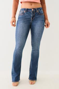 BECCA MID RISE BIG T BOOTCUT JEAN, image 2