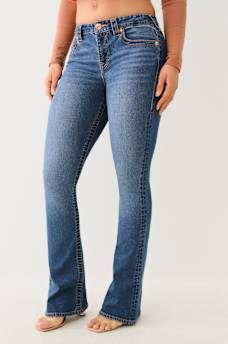 BECCA MID RISE BIG T BOOTCUT JEAN, image 4