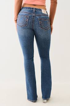 BECCA MID RISE BIG T BOOTCUT JEAN, image 5