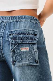 BOBBI BIG T DRAWSTRING BAGGY JEAN, image 3