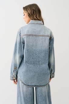 DENIM SUPER T SHACKET, image 5