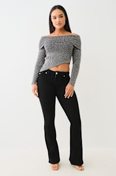 RIBBED OFF THE SHOULDER SWEATER, image 4