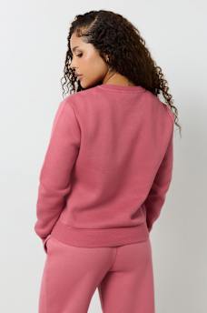 CRYSTAL METALLIC LOGO CREW SWEATSHIRT, image 4