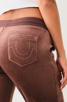 VELOUR BIG T LUREX JOGGER, image 5