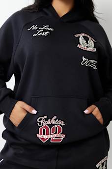SUDADERA CON CAPUCHA AMPLIA DE LA MARCA, image 5