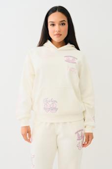 SUDADERA CON CAPUCHA AMPLIA DE LA MARCA, image 3